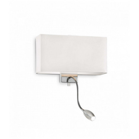 Applique murale Blanche HOTEL 2 ampoules|Appliques murales|Luminaire Center