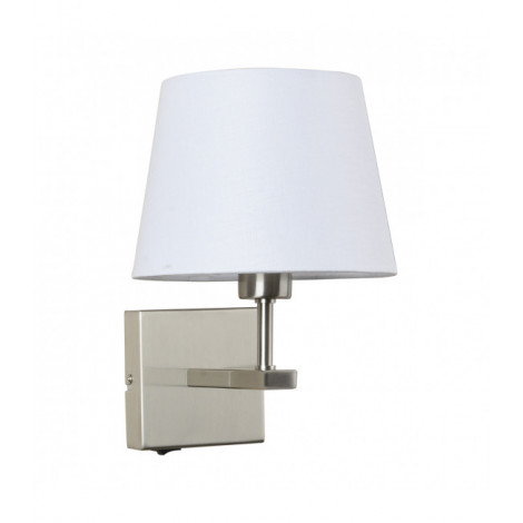 Applique ronde de chevet blanche Norte|Appliques murales|Luminaire Center