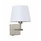 Applique ronde de chevet blanche Norte|Appliques murales|Luminaire Center