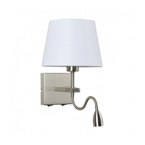 Applique ronde de chevet Norte blanche|Appliques murales|Luminaire Center