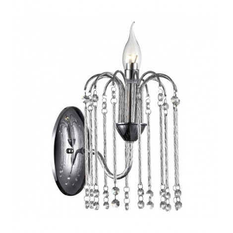 Applique murale en cristal Quin Chrome|Appliques murales|Luminaire Center