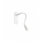 Applique avec liseuse Io Métal,aluminium blanc 1 ampoule 12cm|Appliques murales|Luminaire Center