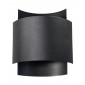 Applique murale Impact Acier Noir 1 ampoule 11cm|Appliques murales|Luminaire Center