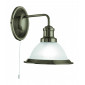 Applique Bistro, en laiton antique et verre acide|Appliques murales|Luminaire Center