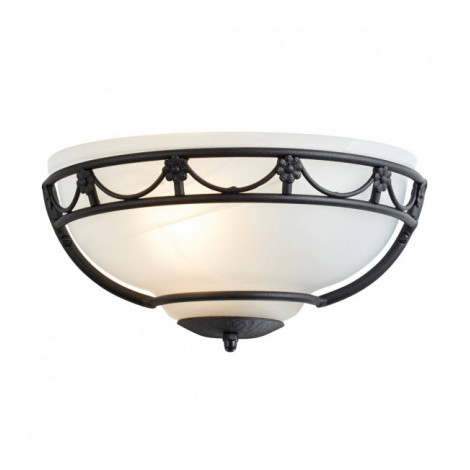 Applique Carisbrooke, noir et verre|Appliques murales|Luminaire Center