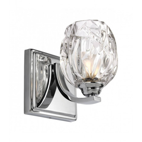 Applique Kalli, IP44, verre et chrome poli, LED|Appliques murales|Luminaire Center
