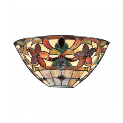 Applique Kami, bronze vintage et verre Tiffany|Appliques murales|Luminaire Center
