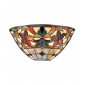 Applique Kami, bronze vintage et verre Tiffany|Appliques murales|Luminaire Center