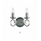 Applique Trafford, argent ancien, 2 ampoules|Appliques murales|Luminaire Center