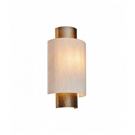 Applique Indara, bronze vieilli, avec demi abat-jour|Appliques murales|Luminaire Center