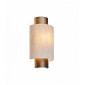 Applique Indara, bronze vieilli, avec demi abat-jour|Appliques murales|Luminaire Center