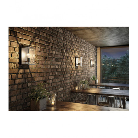 Applique Carlton, graphite et verre|Appliques murales|Luminaire Center