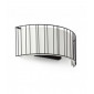 Aplique murale noire Linda 2 ampoules|Appliques murales|Luminaire Center