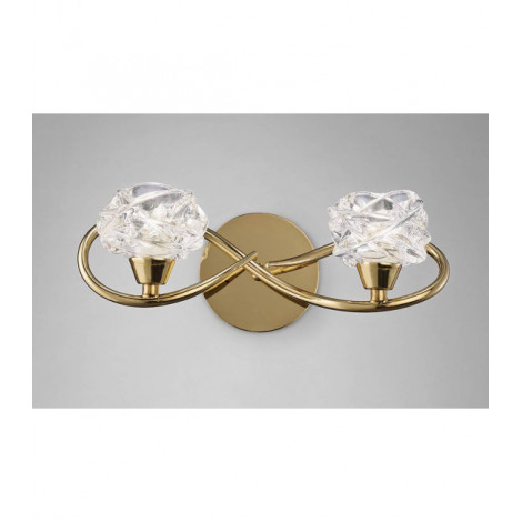 Applique murale Maremagnum avec interrupteur 2 Ampoules G9, doré|Appliques murales|Luminaire Center