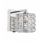 Applique murale Agneta cristal et chrome poli 1 ampoule|Appliques murales|Luminaire Center