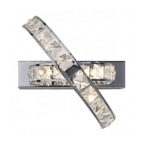 Applique murale Eternity cristal et chrome poli 3 ampoules|Appliques murales|Luminaire Center