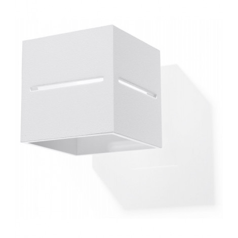 Applique murale LOBO aluminium blanc 1 ampoule|Appliques murales|Luminaire Center