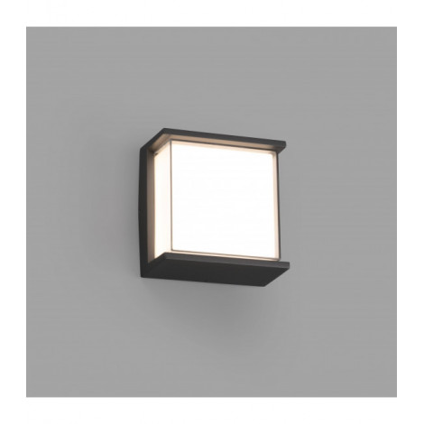 Applique murale Hikari Gris foncé 1 ampoule 17cm|Appliques murales|Luminaire Center