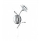 Applique Bellis, en chrome et verre|Appliques murales|Luminaire Center