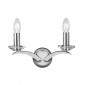 Applique 2 ampoules Kensignton, en chrome et verre|Appliques murales|Luminaire Center