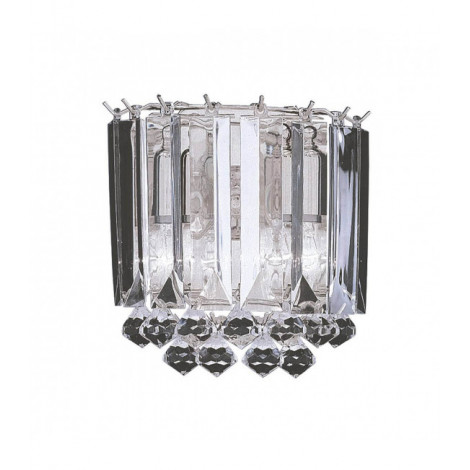 Applique Sigma, en chrome et acrylique|Appliques murales|Luminaire Center