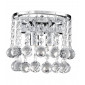 Applique 2 ampoules Hanna, en chrome et cristal|Appliques murales|Luminaire Center