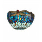 Applique Dragonfly Blue, verre et métal|Appliques murales|Luminaire Center