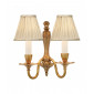 Applique Asquith laiton, 2 abat-jours beiges|Appliques murales|Luminaire Center