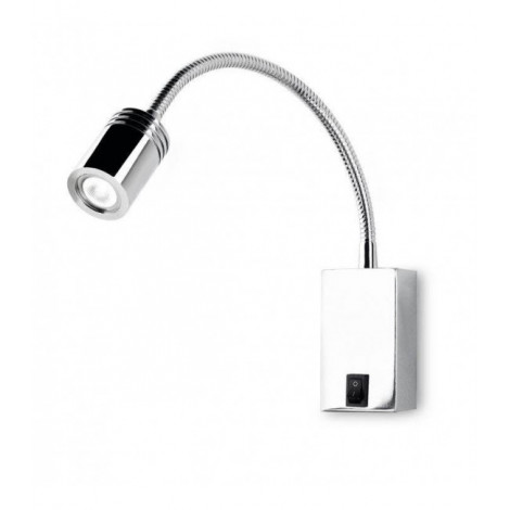 Applique LED Book 6,5 cm, Chrome|Appliques murales|Luminaire Center