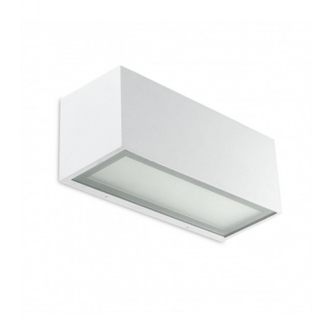 Applique Lia, aluminium blanc et verre|Appliques murales|Luminaire Center