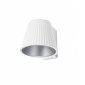 Applique Cup, Plâtre et verre, blanc et gris|Appliques murales|Luminaire Center