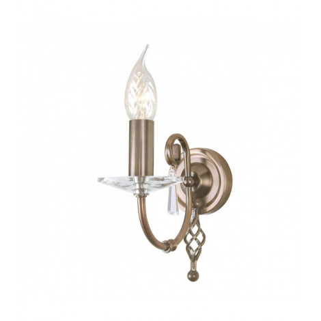 Applique Aegean, laiton antique et verre, 1 ampoule|Appliques murales|Luminaire Center