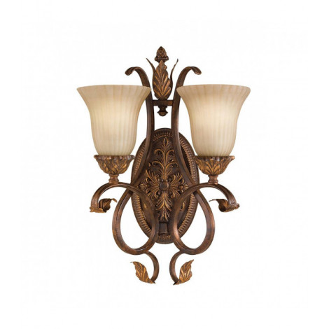 Applique Sonoma Valley 49 cm, couleur écaille de tortue, 2 ampoules|Appliques murales|Luminaire Center