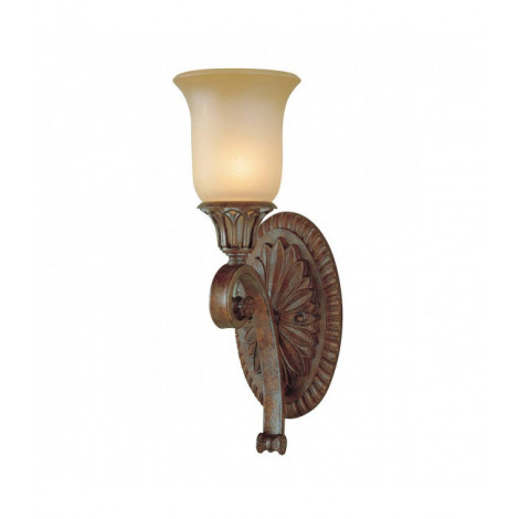 Applique Stirling Castle 46 cm, bronze et verre, 1 ampoule|Appliques murales|Luminaire Center