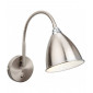 Applique Bari, acier brossé / chrome|Appliques murales|Luminaire Center