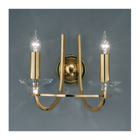 Applique murale classique IMPERIAL laiton Anglais 2 ampoules|Appliques murales|Luminaire Center