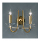 Applique murale classique IMPERIAL laiton Anglais 2 ampoules|Appliques murales|Luminaire Center
