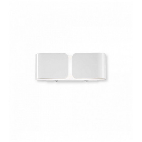 Applique murale Blanche CLIP 2 ampoules|Appliques murales|Luminaire Center