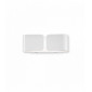 Applique murale Blanche CLIP 2 ampoules|Appliques murales|Luminaire Center
