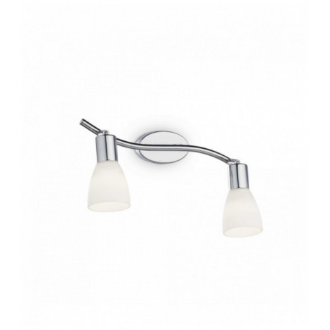 Applique murale Blanche SNAKE 2 ampoules|Appliques murales|Luminaire Center