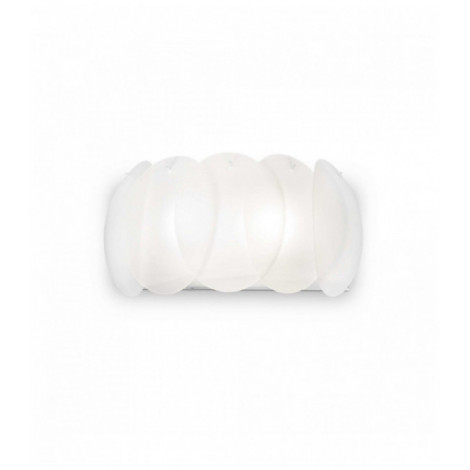 Applique murale Blanche OVALINO 2 ampoules|Appliques murales|Luminaire Center