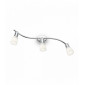 Applique murale Blanche SNAKE 3 ampoules|Appliques murales|Luminaire Center
