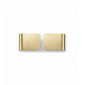 Applique murale Dorée CLIP 2 ampoules Largeur 25 Cm|Appliques murales|Luminaire Center