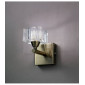 Applique murale Cuadrax 1 Ampoule G9, laiton antique|Appliques murales|Luminaire Center