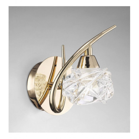 Applique murale Maremagnum avec interrupteur 1 Ampoule G9, doré|Appliques murales|Luminaire Center