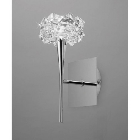Applique murale Artic avec interrupteur 1 Ampoule G9, chrome poli|Appliques murales|Luminaire Center