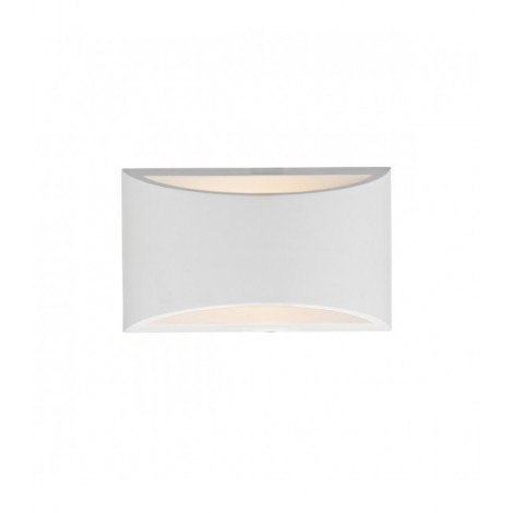 Applique murale Hove blanc et plâtre 1 ampoule|Appliques murales|Luminaire Center