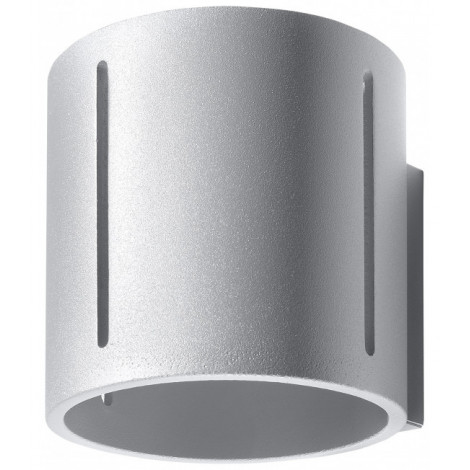 Applique murale INEZ aluminium gris 1 ampoule|Appliques murales|Luminaire Center