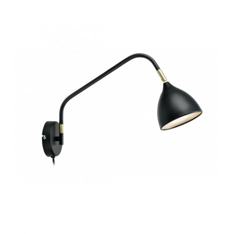 Applique murale VALENCIA Noire 1 ampoule|Appliques murales|Luminaire Center