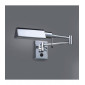 Applique de chevet industrielle et rétro Senti Chrome|Appliques murales|Luminaire Center